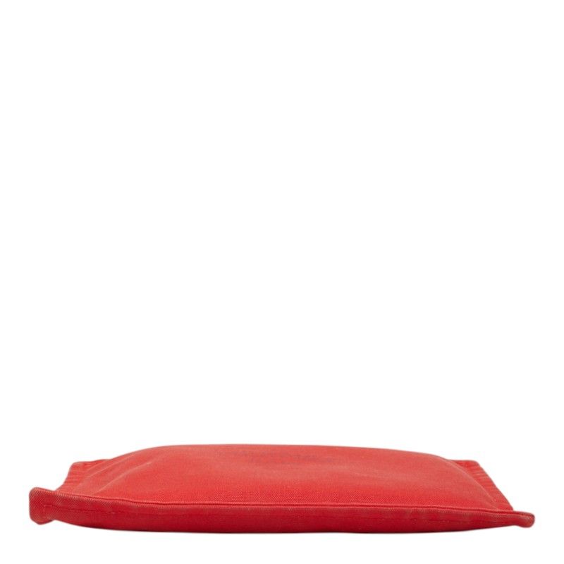 Hermes Yachting GM Pouch Red Cotton — view 3