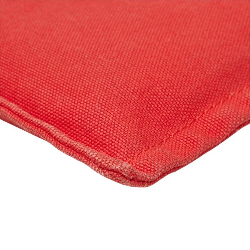 Hermes Yachting GM Pouch Red Cotton — view 5
