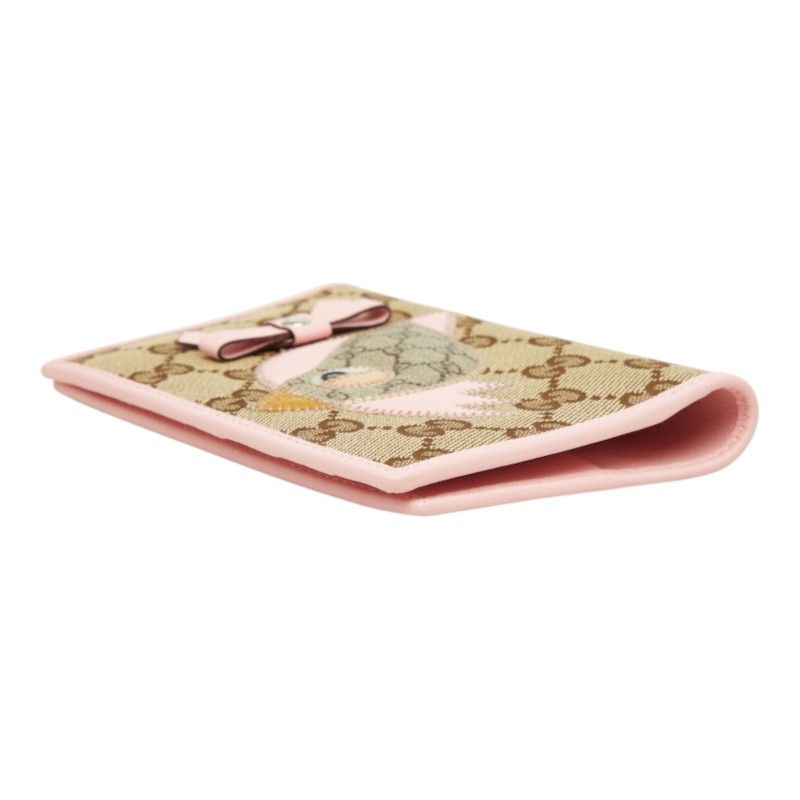 Gucci Papagallo GG Canvas Passport Case Card Pink Beige — view 5