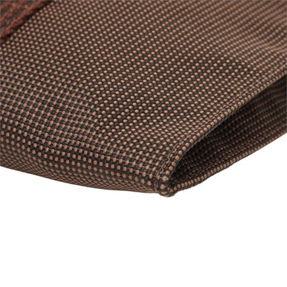 Hermes Her Line Pochette Shoulder Bag Brown Canvas — view 4