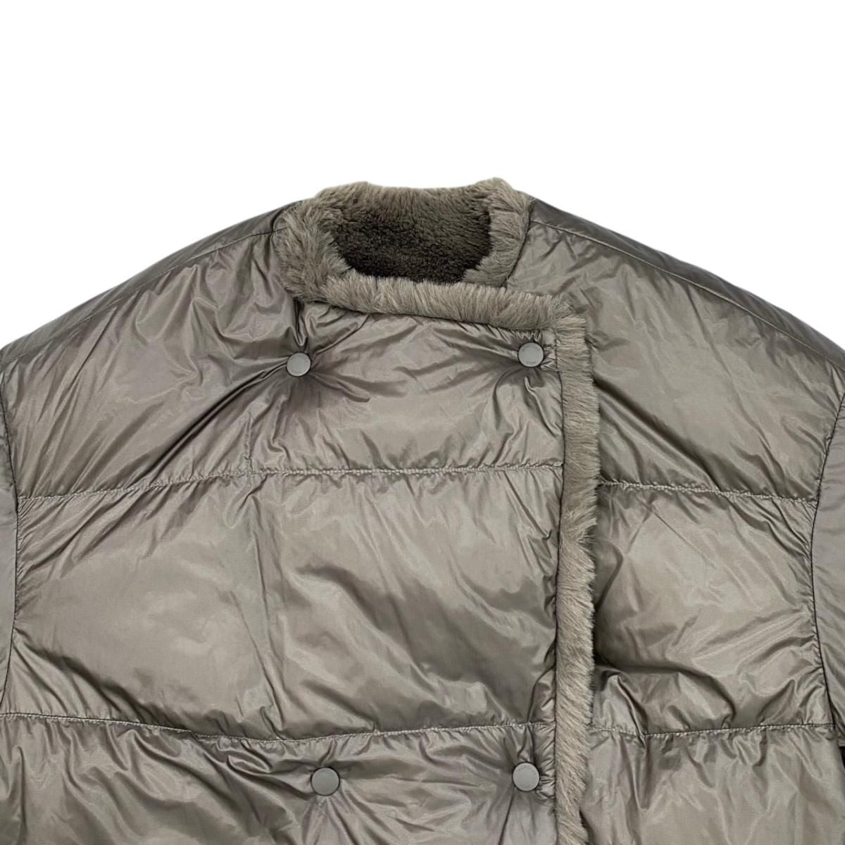 Moncler Hike Collaboration Down Jacket Rema Reversible Fur Nylon Polyester — view 3