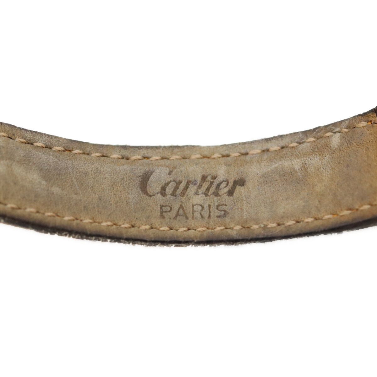 Cartier Must Tank SM Vermeil Straight Roman Dial Watch — view 6