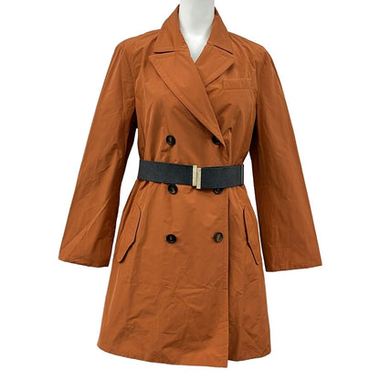 Brunello Cucinelli Trench Coat M Brown Spring Fall 42