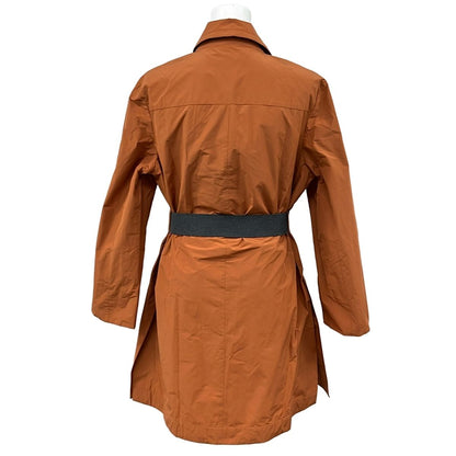 Brunello Cucinelli Trench Coat M Brown Spring Fall 42 — view 2