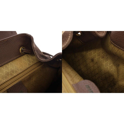 Gucci Suede Bamboo Backpack Brown 003 TK — view 8