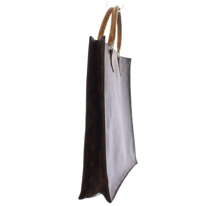 Louis Vuitton Monogram Sac Plat Tote Bag Brown — view 2