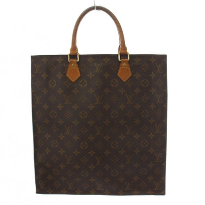 Louis Vuitton Monogram Sac Plat Tote Bag Brown — view 3