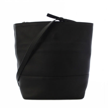 Bottega Veneta Bucket Shoulder Bag Leather Black — view 3