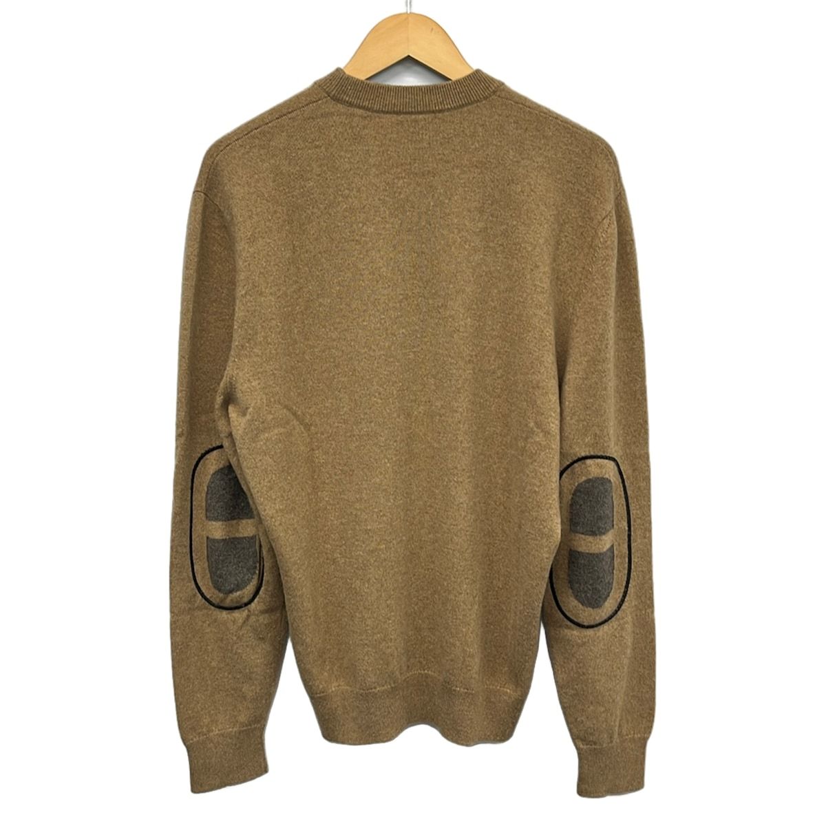 Hermes Long Sleeve Sweater Beige L — view 2