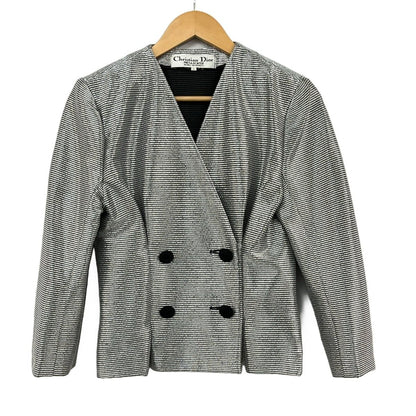Dior Jacket 11 Silver Long Sleeve Pret-a-porter Spring Fall M