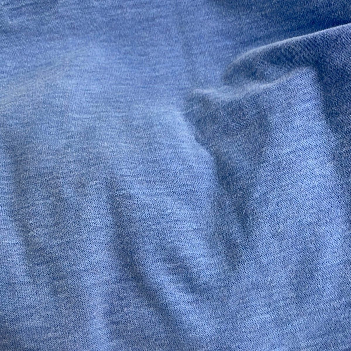 Louis Vuitton Short Sleeve T-Shirt Gda Blue Silver Crew Neck Oversize Washed M — view 7