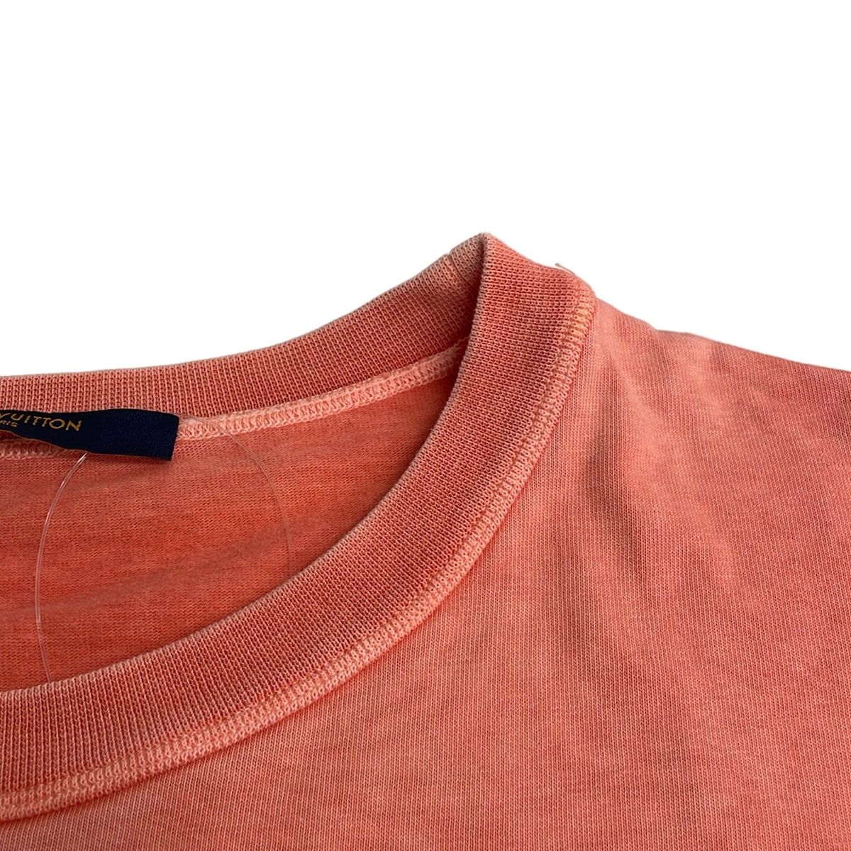 Louis Vuitton Short Sleeve T-Shirt Gda Pink Silver Crew Neck Oversize Washed M — view 6