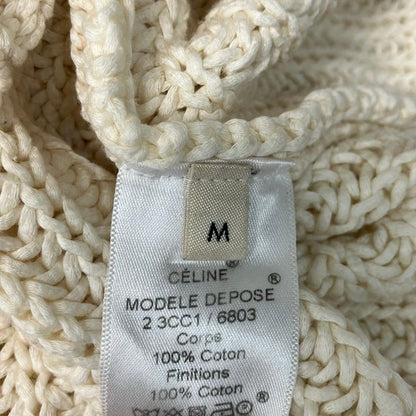 Celine Long Sleeve Sweater Ivory M — view 5