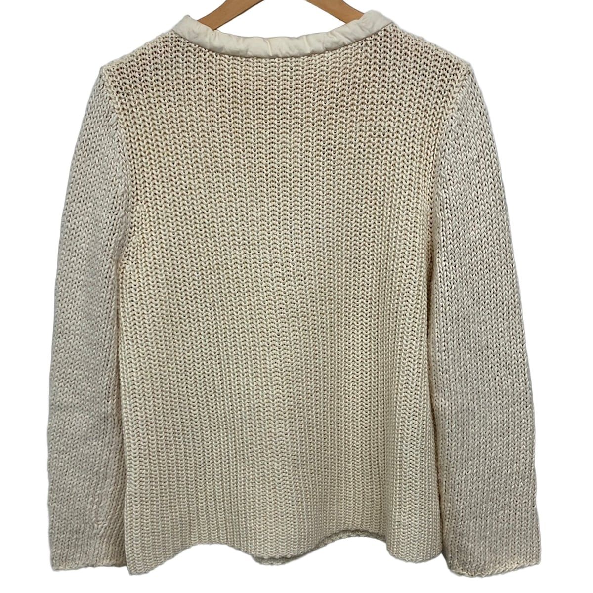 Celine Long Sleeve Sweater Ivory M — view 2