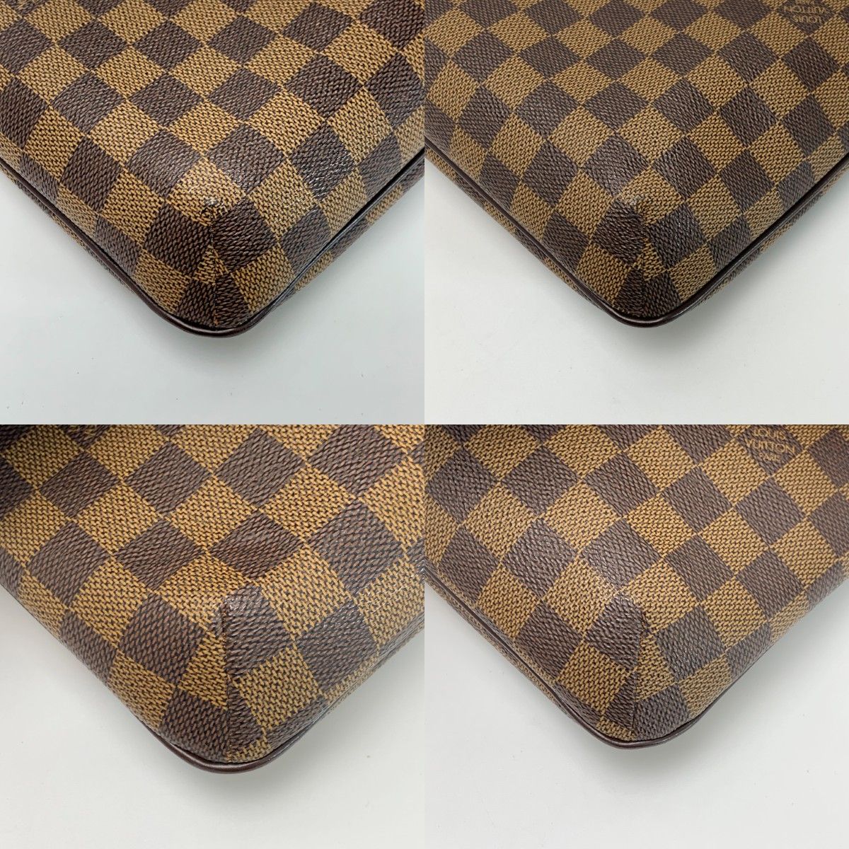Louis Vuitton Damier Musette Tango Shoulder Bag Gold — view 7