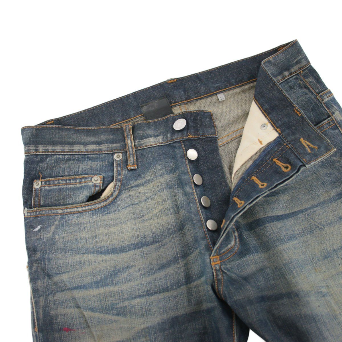 Dior Homme Under My Car Jeans Denim Pants Indigo 28 — view 4