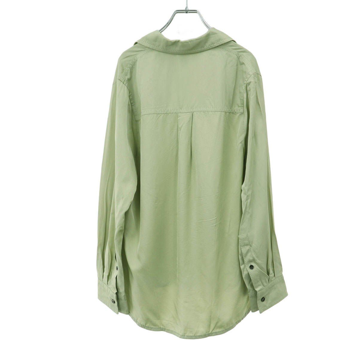 Bottega Veneta Open Neck Shirt Green 38 — view 2