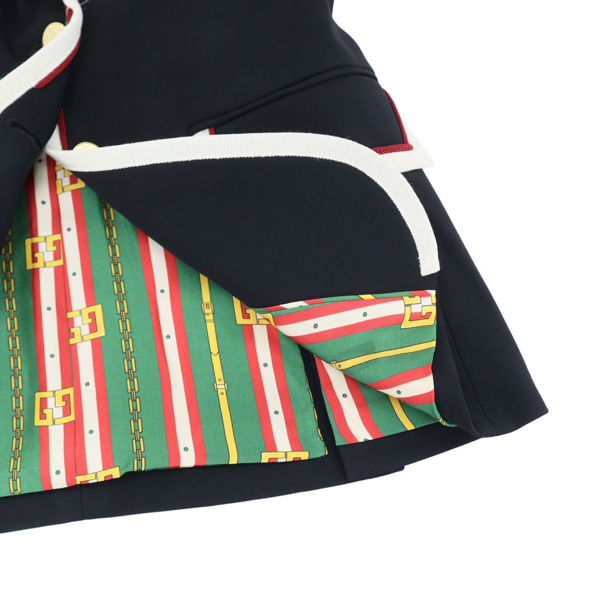Gucci Peak Lapel Tailored Jacket Black 36 — view 5
