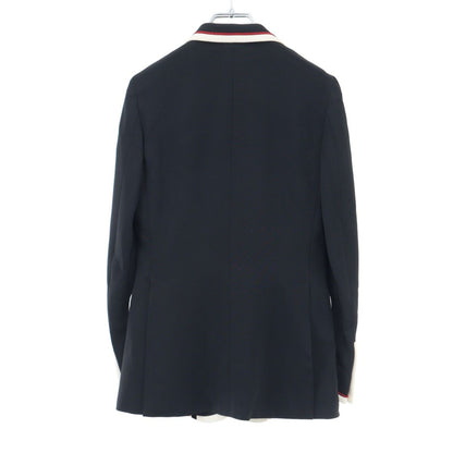 Gucci Peak Lapel Tailored Jacket Black 36 — view 2