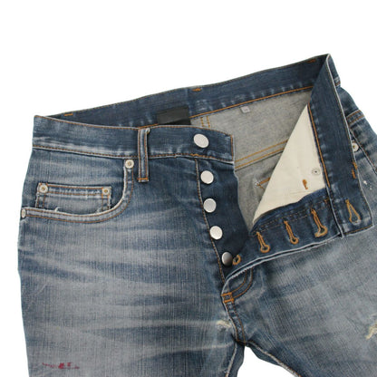 Dior Homme Under My Car Denim Pants Indigo Blue 26 — view 4