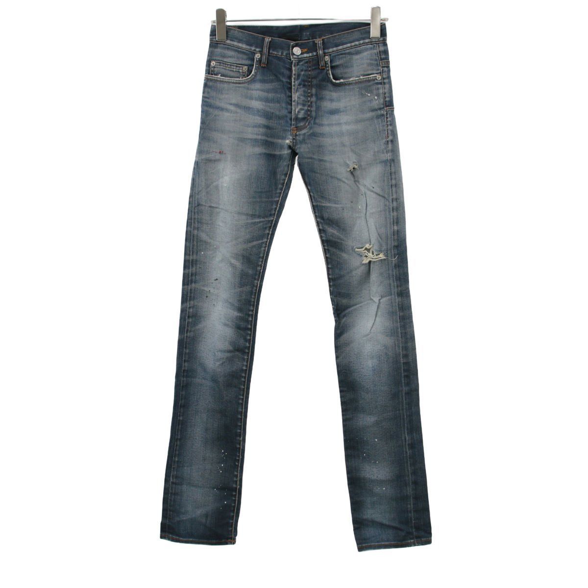 Dior Homme Under My Car Denim Pants Indigo Blue 26