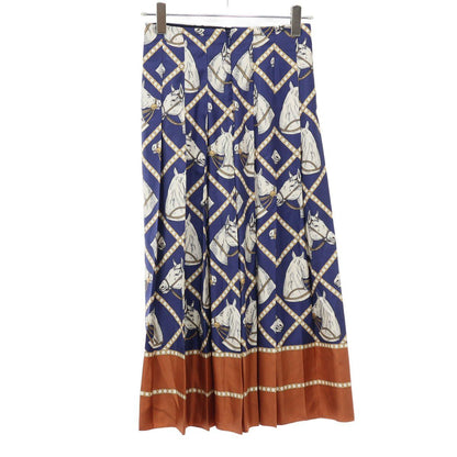 Gucci Equestrian Silk Skirt Mix 38 — view 2