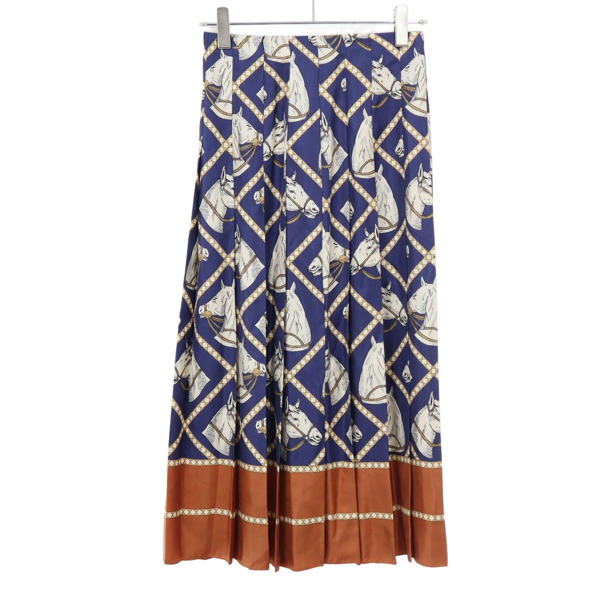 Gucci Equestrian Silk Skirt Mix 38