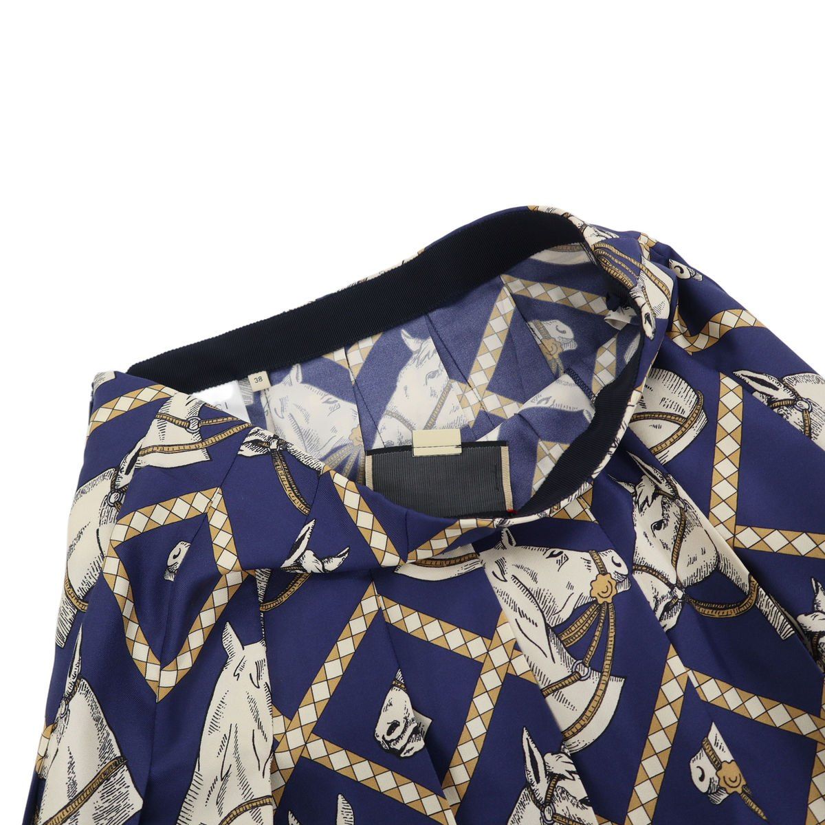 Gucci Equestrian Silk Skirt Mix 38 — view 4