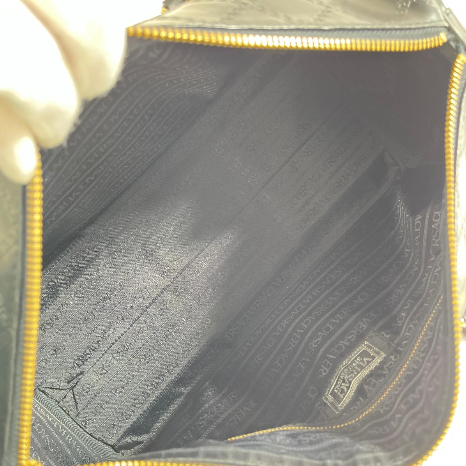 Versace Sunburst Black Mini Boston Corner Yes Travel Bag — view 4