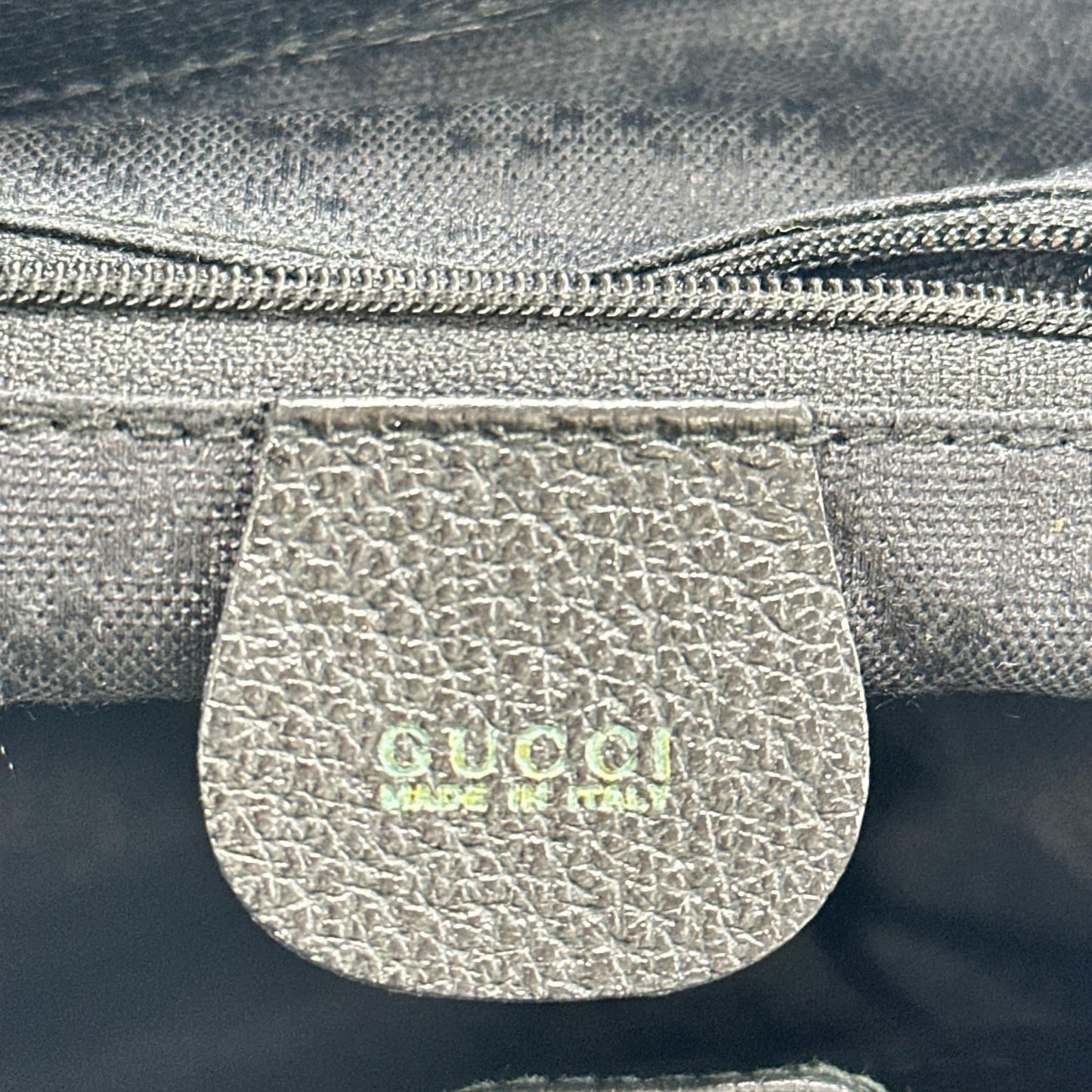 Gucci Backpack Bamboo Velour Leather Black — view 7