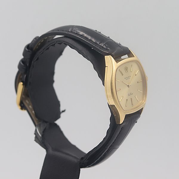 Rolex Class Cellini 18k Gold Dial Manual Wind Watch — view 2