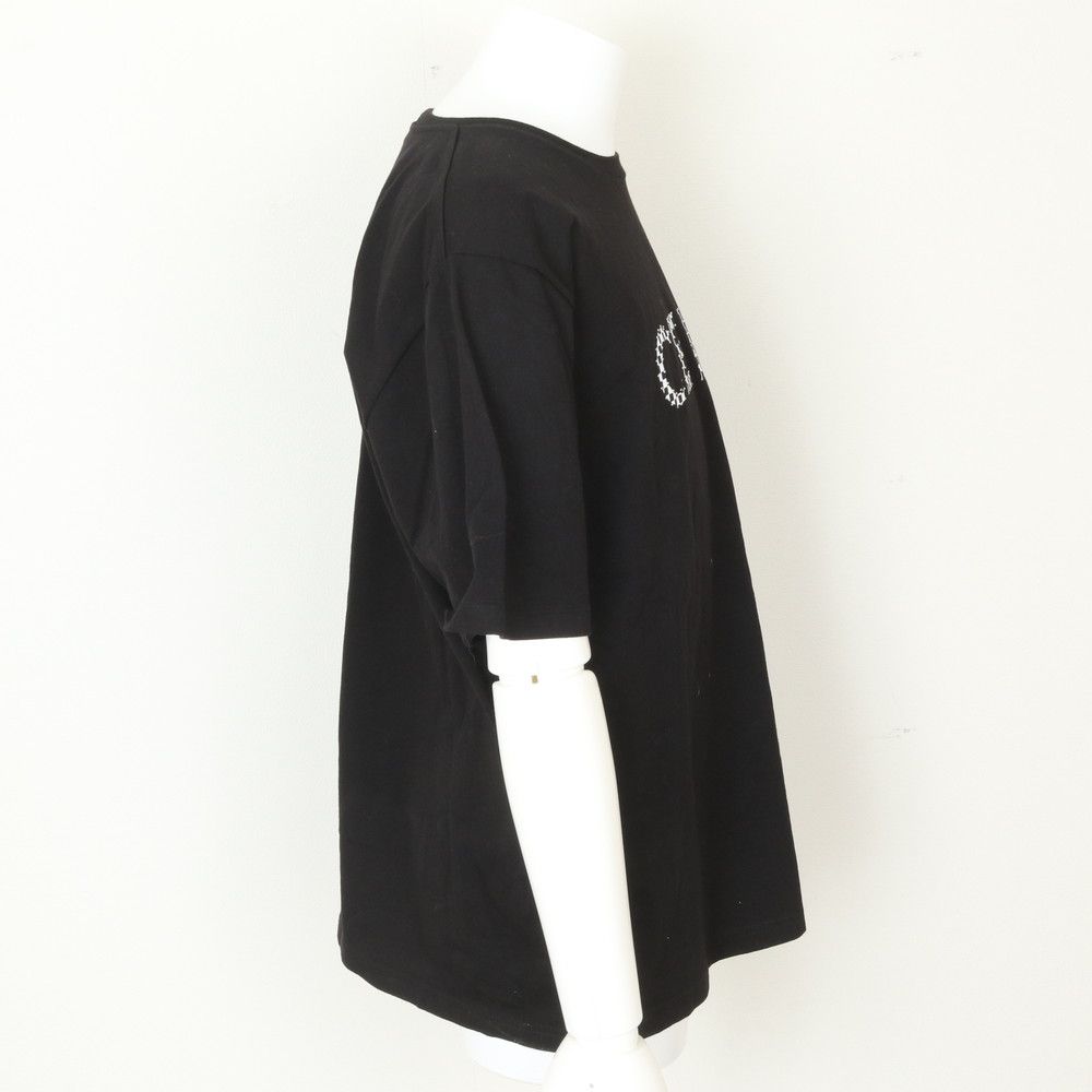 Celine Logo Short Sleeve T-Shirt Black Top L — view 5