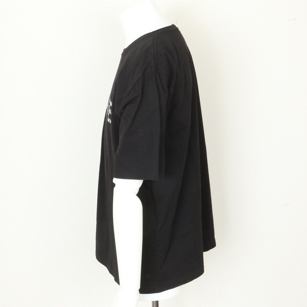 Celine Logo Short Sleeve T-Shirt Black Top L — view 3