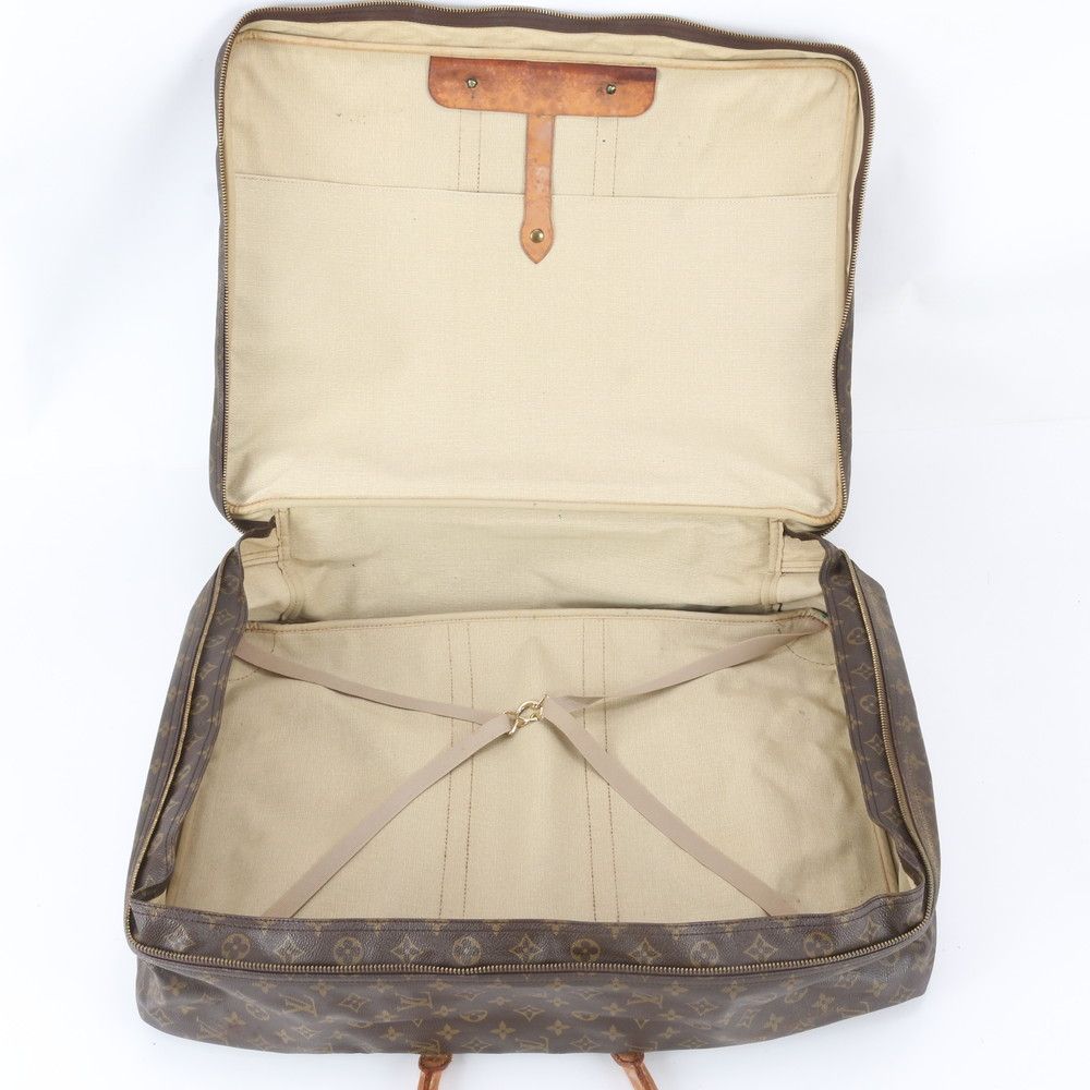 Louis Vuitton Monogram Sirius 60 Leather Boston Bag Tote Carry — view 7