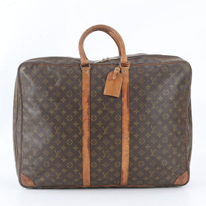 Louis Vuitton Monogram Sirius 60 Leather Boston Bag Tote Carry