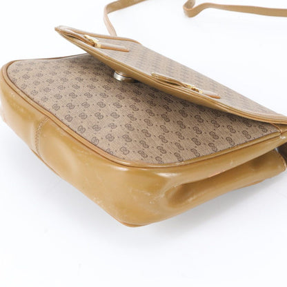 Gucci Micro GG Canvas Leather Shoulder Bag — view 6