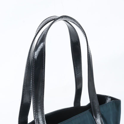 Prada White Tessuto Nylon Leather Tote Bag Shoulder Business Document — view 2