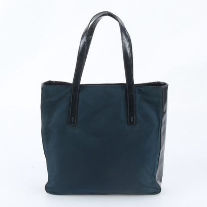 Prada White Tessuto Nylon Leather Tote Bag Shoulder Business Document — view 3