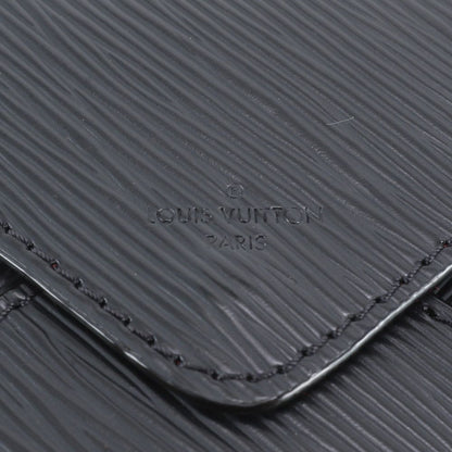 Louis Vuitton Epi Leather Pouch Clutch Second Black — view 8