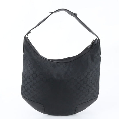 Gucci GG Nylon Leather Shoulder Bag Tote Hand — view 3