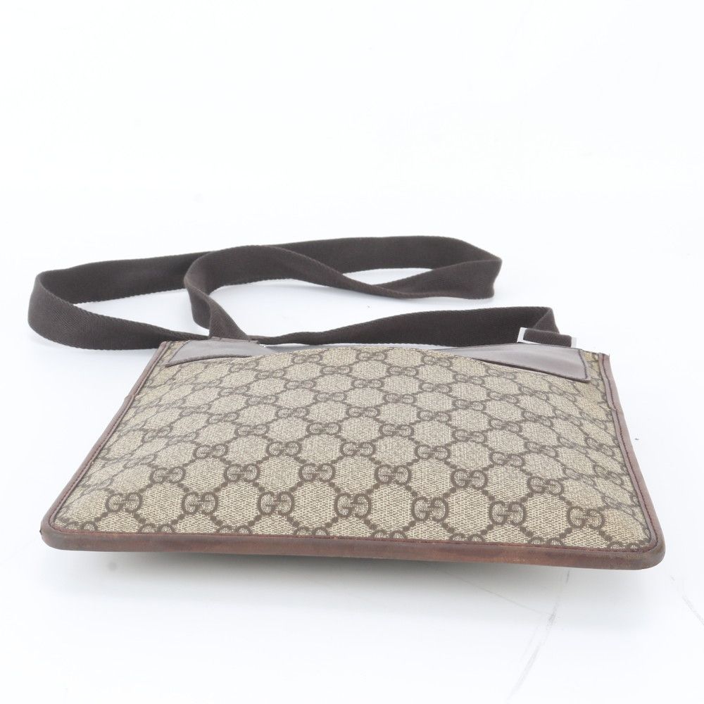 Gucci GG Supreme Leather Shoulder Bag Crossbody Messenger Business — view 5