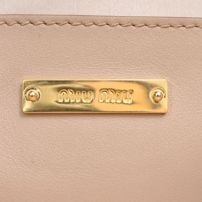 Miu Miu Studs Leather Tote Bag Shoulder Hand — view 8