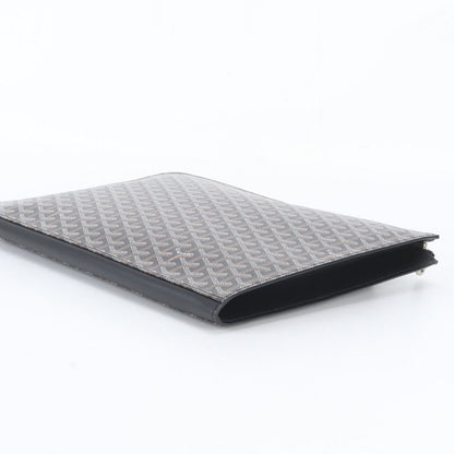Goyard Sorbonne Herringbone Leather Clutch Pouch Business — view 3