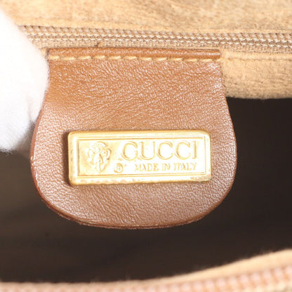 Gucci GG Supreme Leather Shoulder Bag Messenger Business Brown — view 8