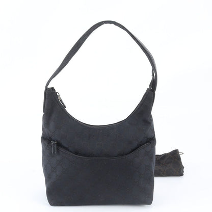Gucci GG Canvas Leather Shoulder Bag