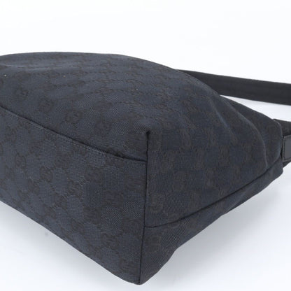 Gucci GG Canvas Leather Shoulder Bag — view 5