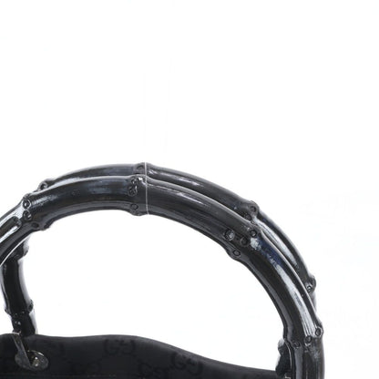 Gucci Bamboo GG Nylon Handbag Tote Black — view 2