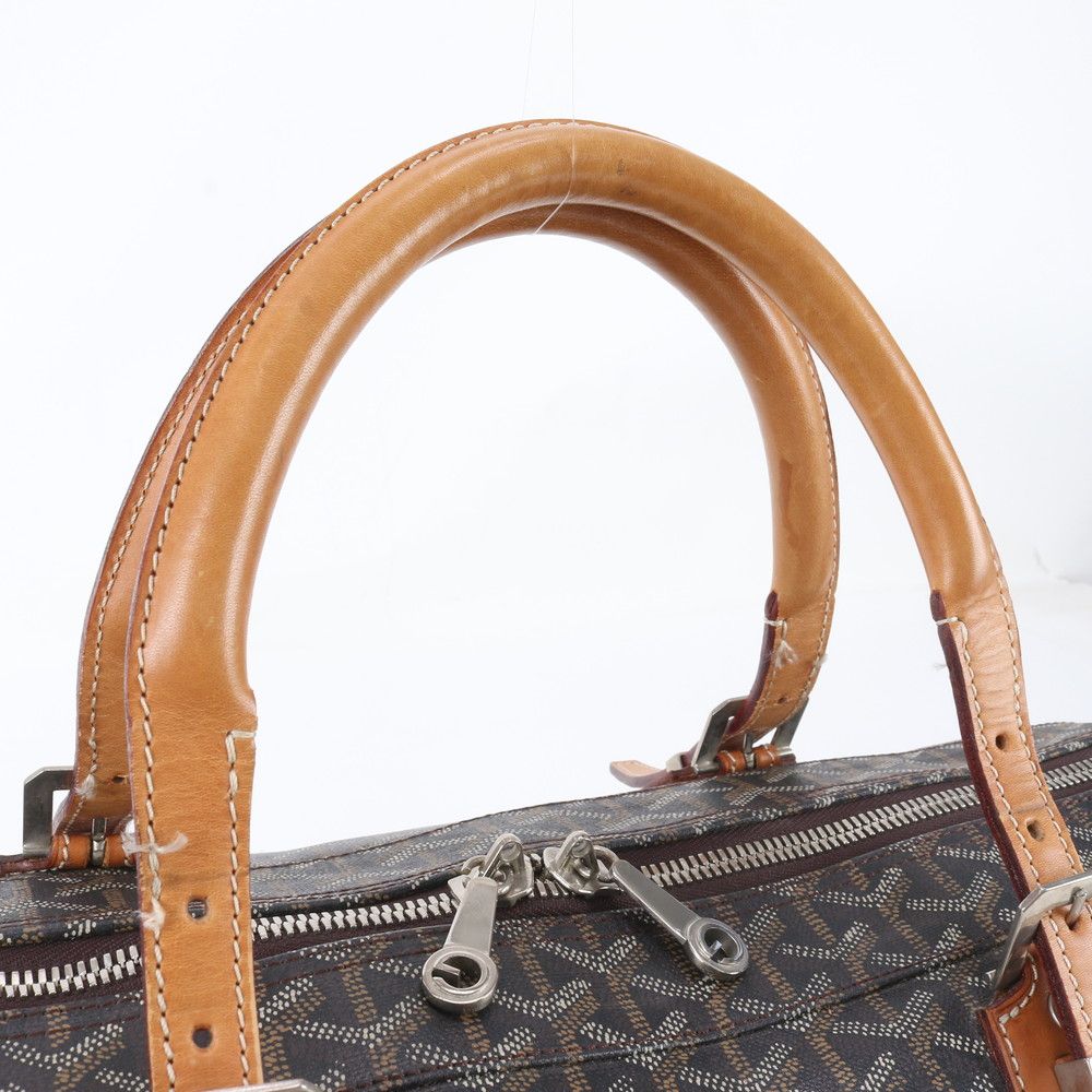 Goyard Croisjour 45 Leather Boston Bag Tote Carrie — view 2