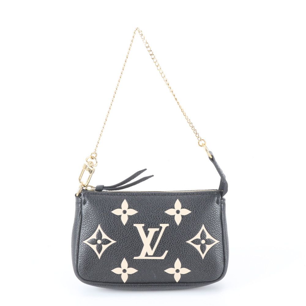 Louis Vuitton Monogram Empreinte Mini Pochette Accessoires Leather Handbag