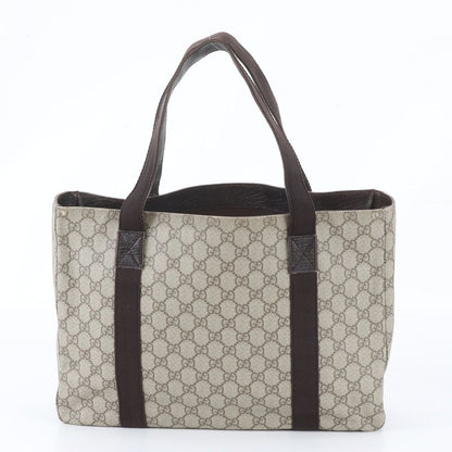 Gucci GG Supreme Leather Tote Bag Shoulder Business Document — view 3